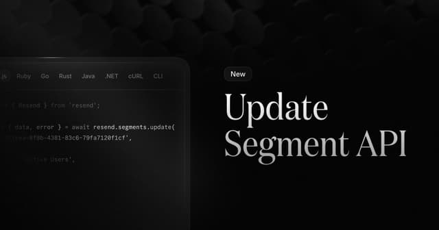 Update Segment API Changelog